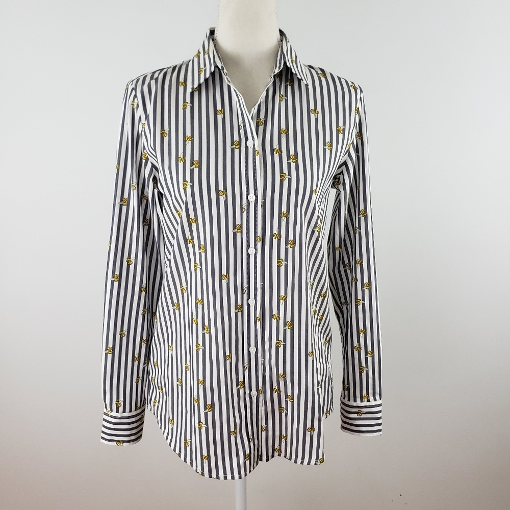 Banana Republic Dillon Banana Striped Button Down - Picture 5 of 9